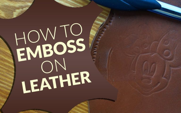 How to emboss leather