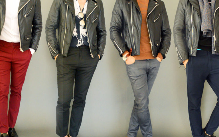 How to Wear a Leather Jacket Men