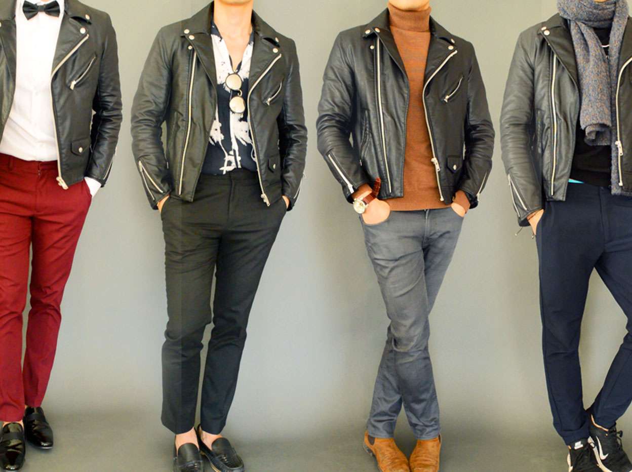 What To Wear With A Black Leather Jacket Male